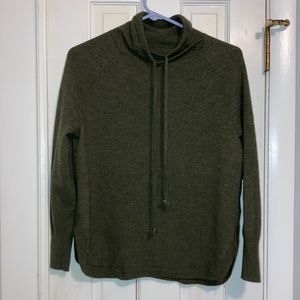 Dark green wool sweater